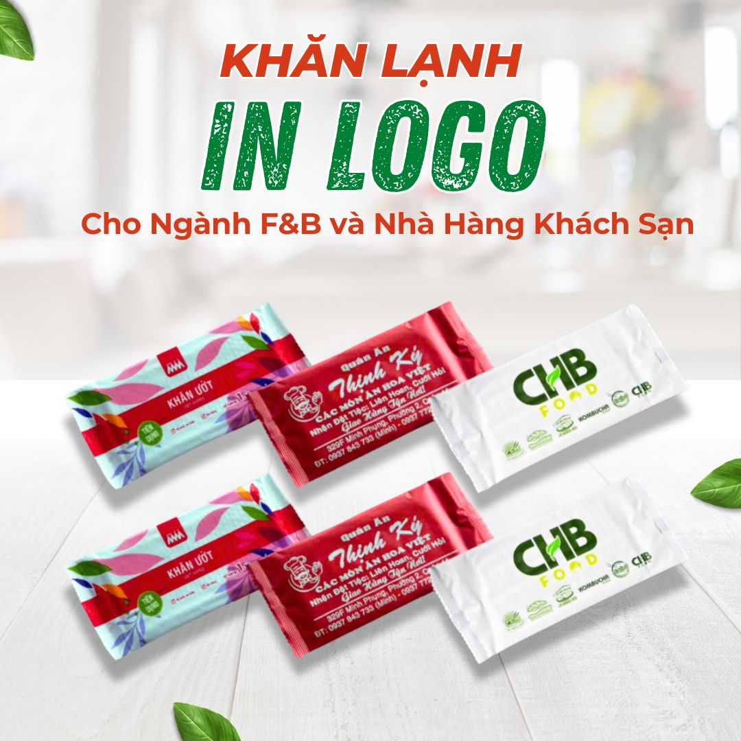 Wet Tissue Printed Logo for F&B and Hospitality – Convenient and Professional Solution