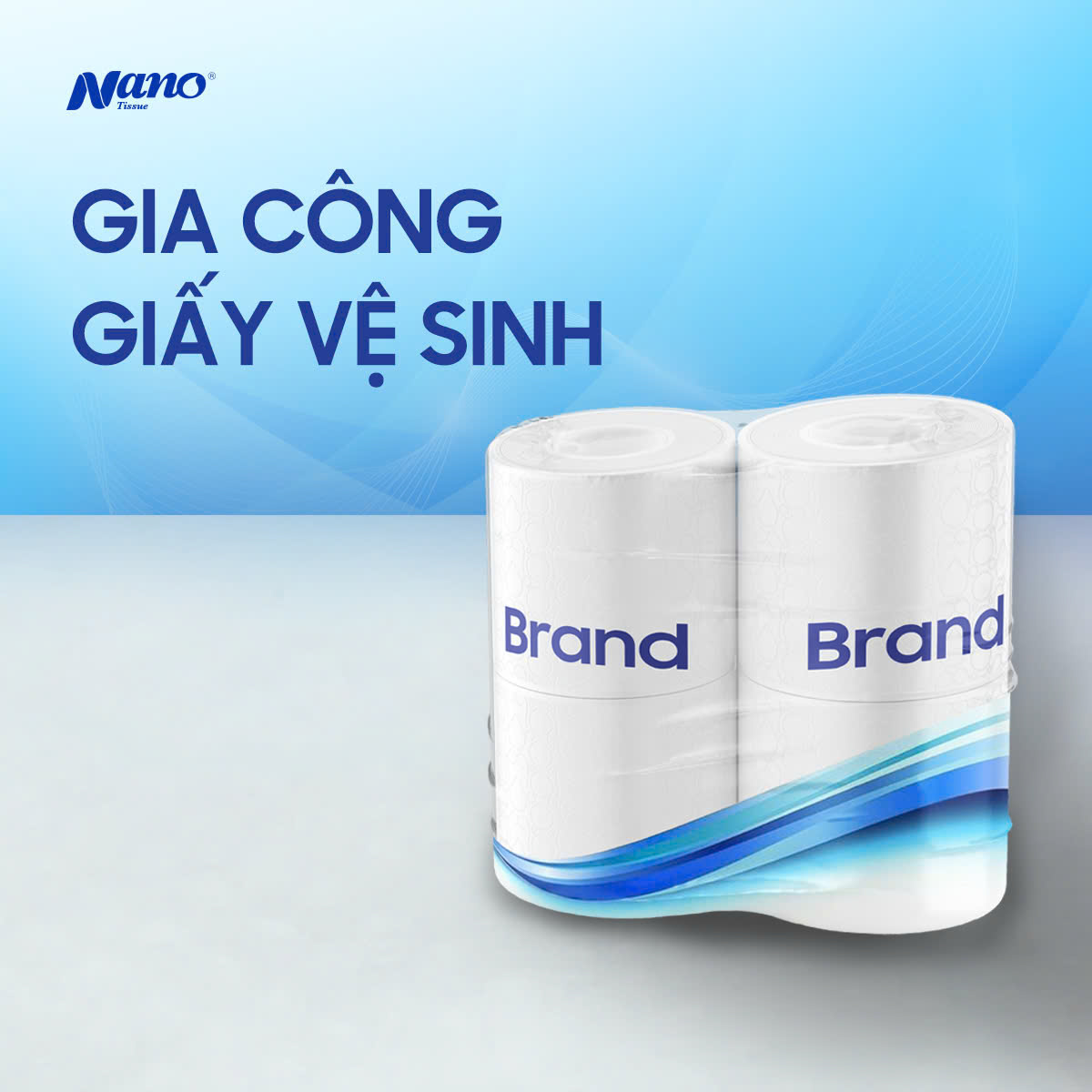 GIA CÔNG GIẤY VỆ SINH