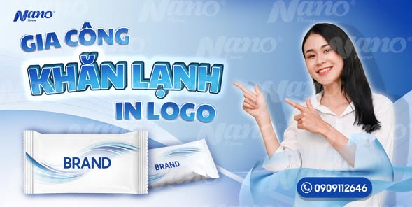 Gia công khăn lạnh cho ngành hàng F&B