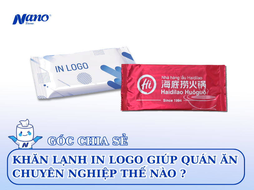 Khăn lạnh in logo giúp quán ăn chuyên nghiệp hơn thế nào?