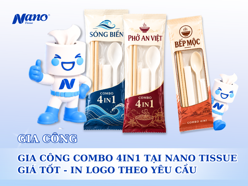 Gia công combo 4in1 - Giá tốt, in logo theo yêu cầu